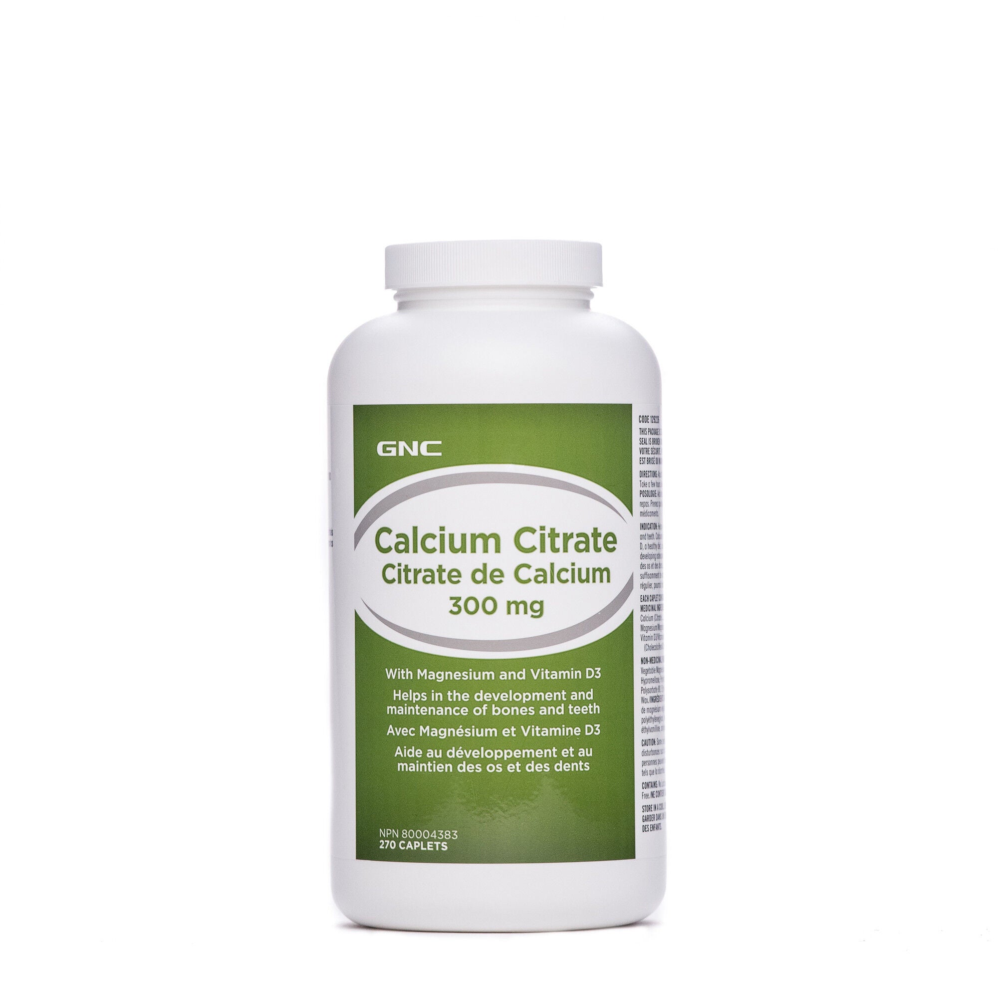 Citrate de calcium 300&nbsp;mg  | GNC
